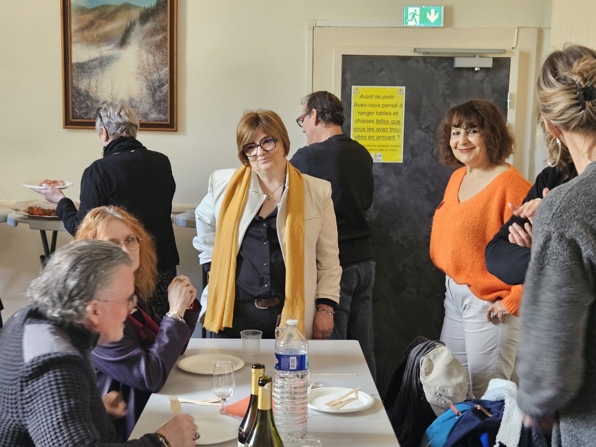 Pause déjeuner très conviviale.