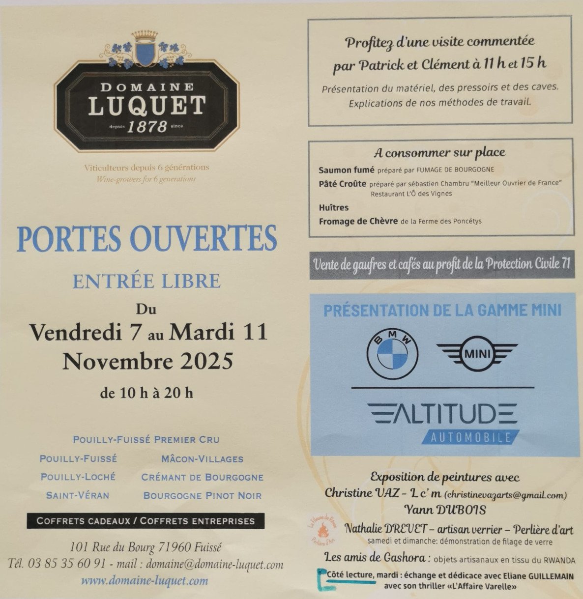 Convivialité et sympathie règnent chez la famille LUQUET !