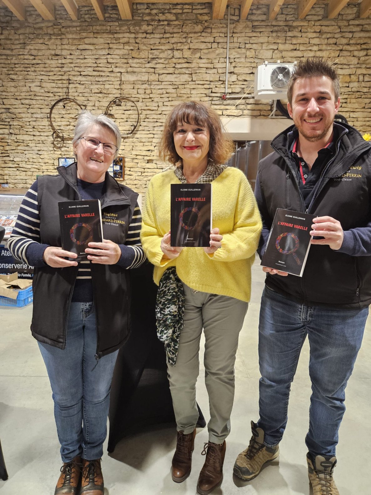 Mylène Gondard Perrin et Franz, le fils aîné. Le 22 nov.