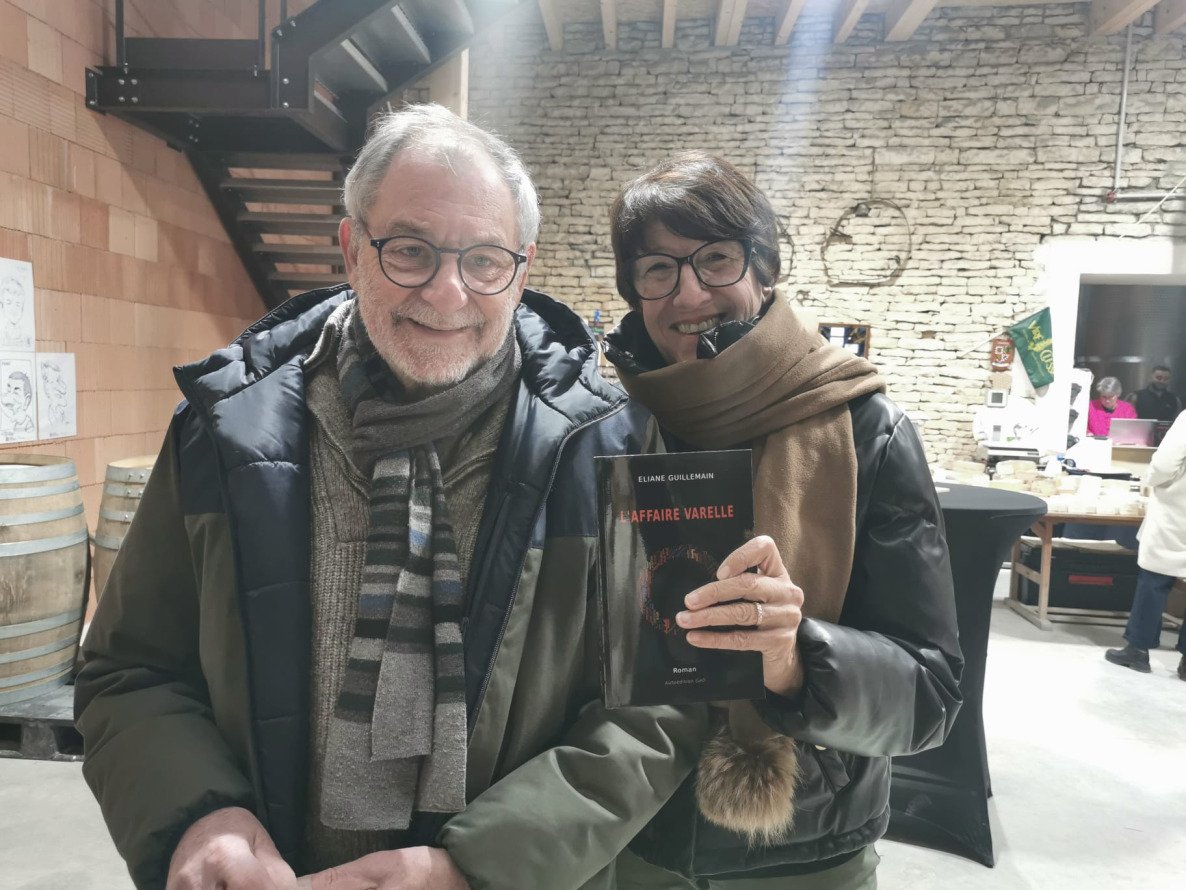 Pierre Boxgerger, écrivain, et son épouse.