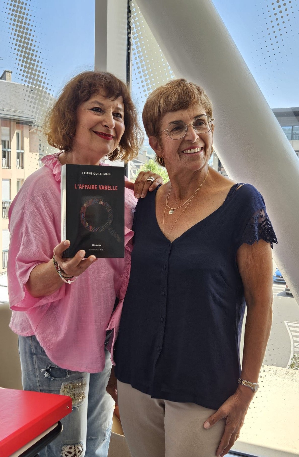 Avec Josyane Delmas-Bouchard.