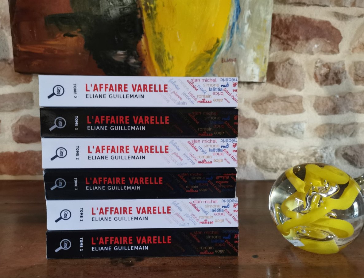 Les tomes 1 et 2 de l'Affaire Varelle sont disponibles sur Amazon.